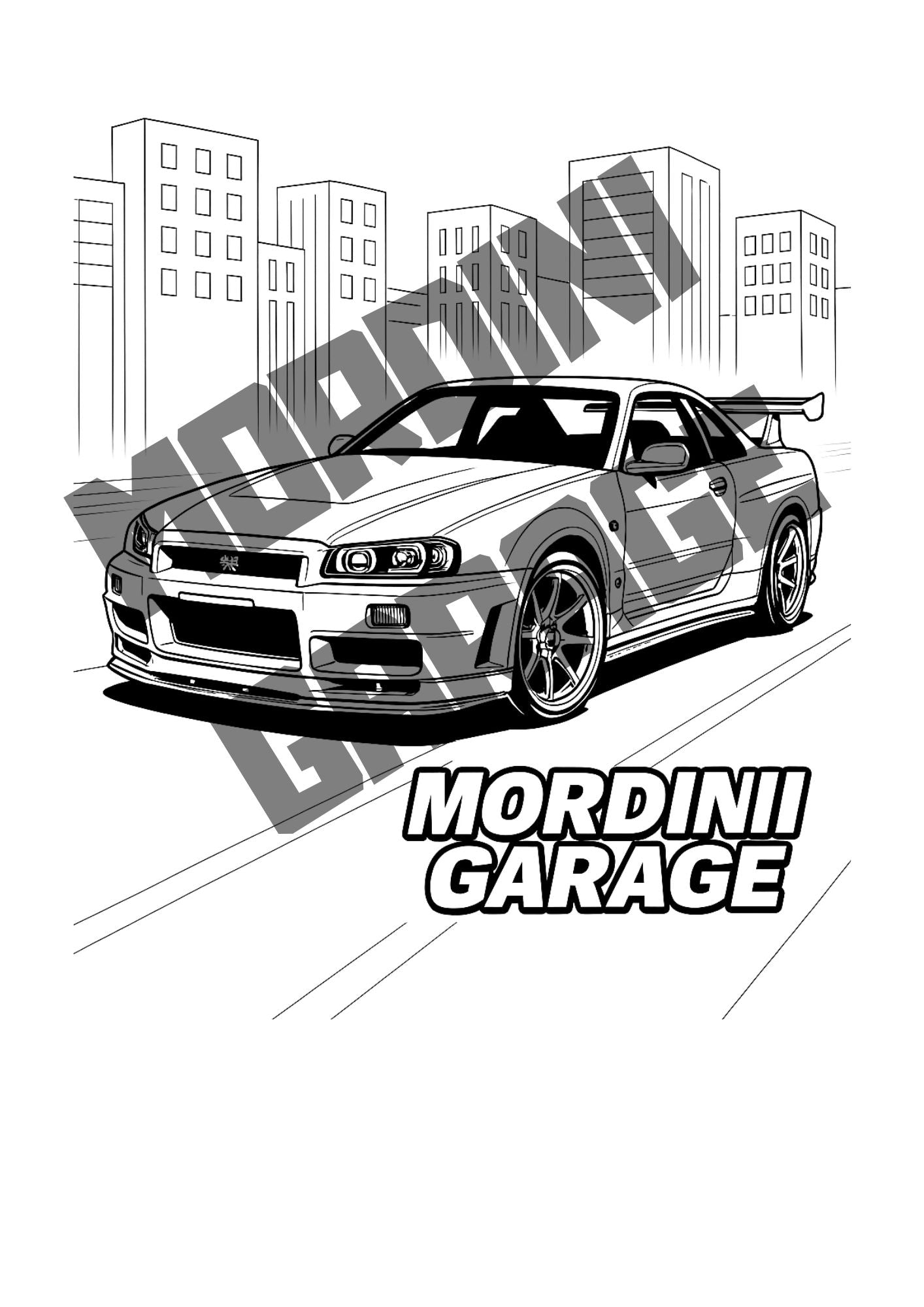 Nissan Skyline GTR R-34